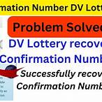 forgot dv lottery confirmation number